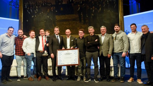 La Cámara de Diputados entregó una distinción a Javier Mascherano