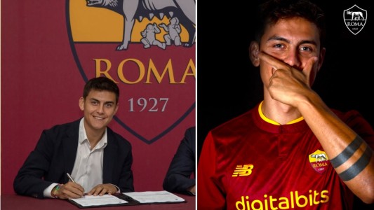 Paulo Dybala firmó contrato con la Roma hasta 2025