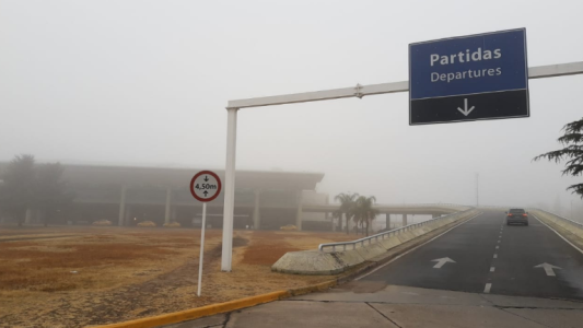 El aeropuerto Taravella, cerrado por niebla