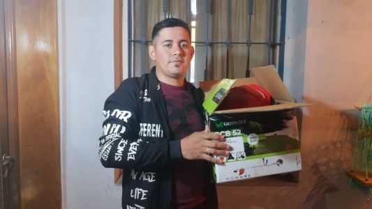Gonzalo ya tiene su herramienta de trabajo