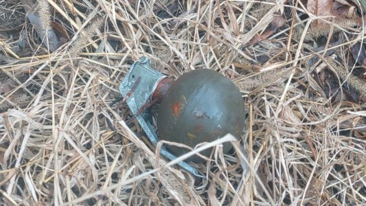 Detonan una granada de mano tras ser hallada en el patio de una vivienda en Bahía Blanca