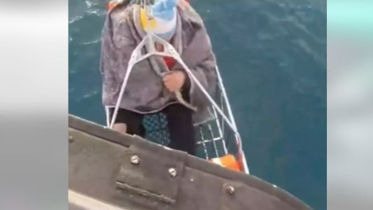Dramático aerorescate en Mar Argentino