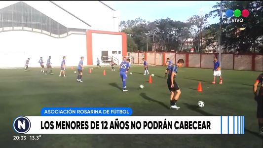Eliminan los cabezazos en torneos infantiles de Rosario