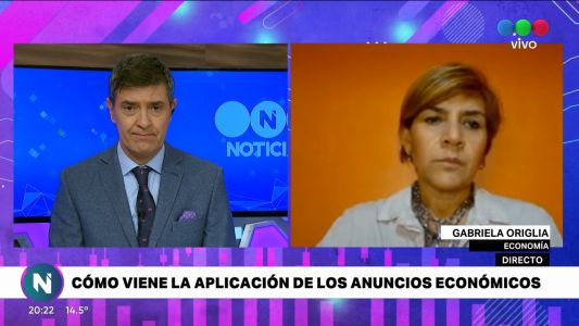 Gabriela Origlia analiza cómo viene la aplicación de los anuncios económicos