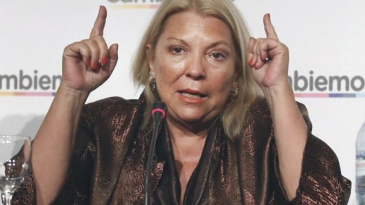 Carrió pidió que se refuerce la custodia de jueces y fiscales "para que no suceda algo grave"