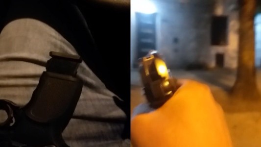 Preso con salidas transitorias se grabó baleando una casa