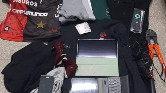 Detuvieron a un "hombre araña" tras robarle al futbolista de Colón Erica Meza