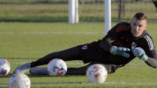 Alarma en River: Armani sufrió un pequeño desgarro y podría perderse el Superclásico
