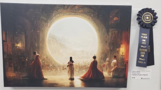 Una obra generada con inteligencia artificial ganó un concurso de bellas artes en Estados Unidos