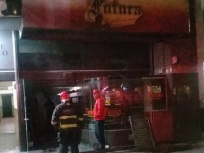 Un incendio destruyó una panadería del centro