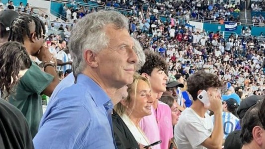 Mauricio Macri fue a ver a la Selección en Miami: la reacción de los hinchas se volvió viral