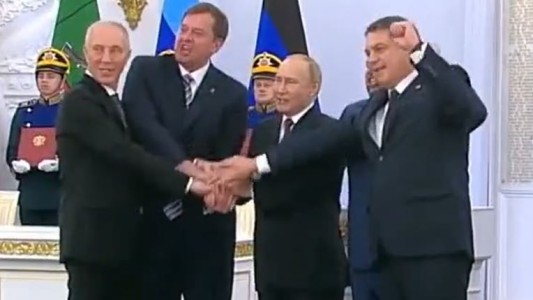 Putin firma la anexión de las regiones ucranianas ocupadas: "Serán nuestros ciudadanos para siempre"
