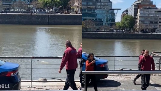 Puerto Madero: entró a robar a la UCA, la Policía lo atrapó pero se tiró esposado al río