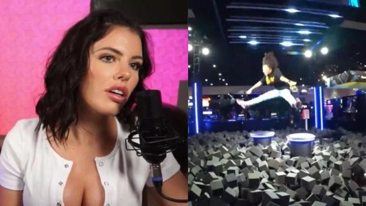 Streamer se tiró a un juego de gomaespuma: doble fractura en la columna y operación - #FlashChat