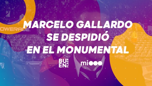 #BuenFlash Marcelo Gallardo se despidió en el Monumental
