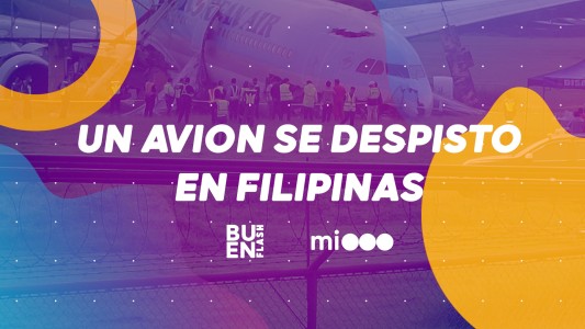 #BuenFlash Un avión se despistó en Filipinas