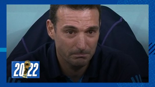 Video: la emoción de Scaloni después del gol que selló el partido ante México