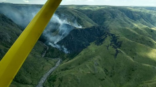 Fuego en Traslasierra, arden El Rincón y Ambul