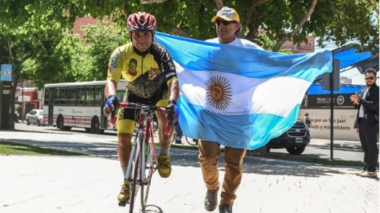 "La bicicleta es mi medicina", afirmó el ciclista con Parkinson que pedaleó de La Quiaca a Ushuaia