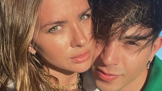 Rusherking acompañó a la China Suárez a un acto escolar de su hijo