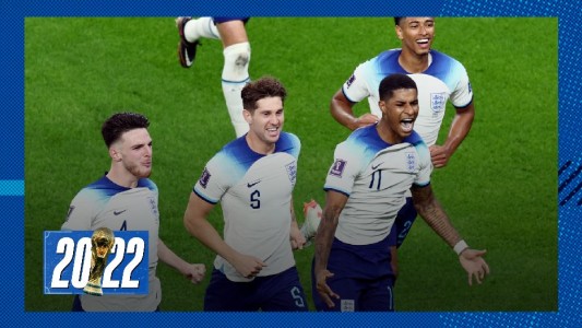 Inglaterra goleó a Gales y chocará con Senegal en octavos de final