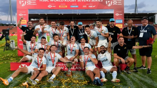 Los Pumas 7´s vencieron a los All Blacks y se coronaron campeones en Hamilton