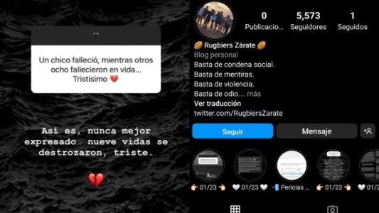 Los rugbiers tenían una cuenta de Instagram para auto defenderse y responder preguntas