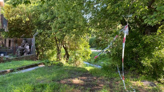 Vio por una cámara que le robaron, siguió a los ladrones y atropelló a uno