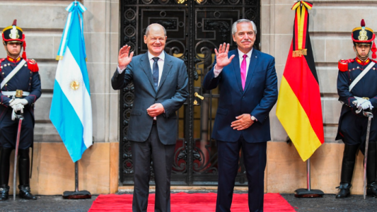Alberto Fernández recibió al canciller alemán Sholz: coincidieron en potenciar la coordinación energética