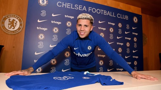 Enzo Fernández: "Estoy feliz de jugar en la mejor liga del mundo"