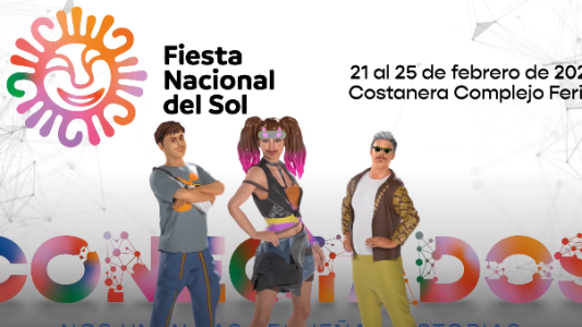 Fiesta del Sol en San Juan: "Conectados", el video viral con los personajes animados del espectáculo