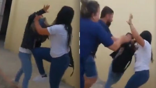Video: sorprendió a su marido con la amante en un hotel y les dio una paliza