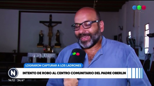 Intento de robo al Centro Comunitario del padre Oberlin: Lograron capturar a los ladrones