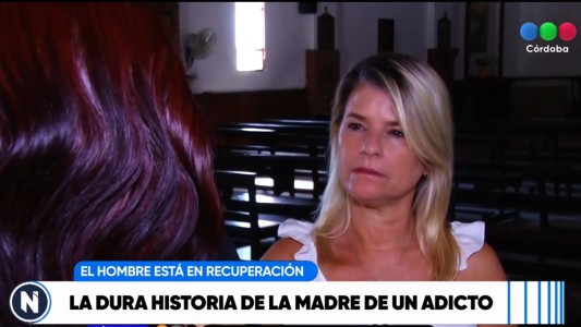 La dura historia de la madre de un adicto: El hombre está en recuperación