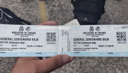 Incautan entradas de Argentina-Panamá a seis revendedores