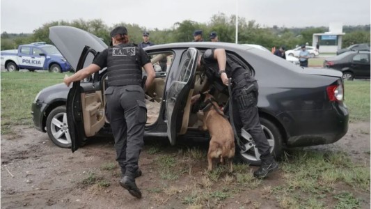Gran operativo policial en la zona de San Vicente