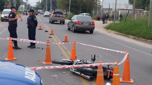 Murió un motociclista al chocar contra un camión en ruta 9 norte