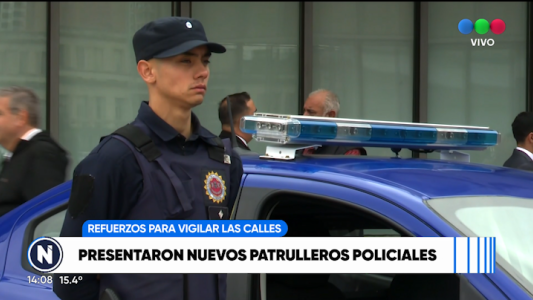 Presentaron nuevos patrulleros para reforzar la presencia policial en las calles