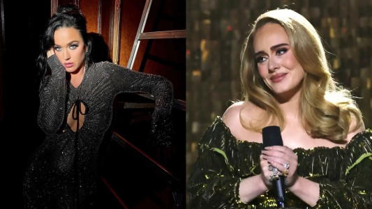 ¡Fiesta y karaoke! Adele cantó una canción de Katy Perry