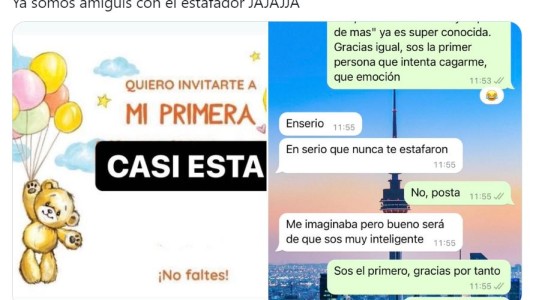 La quisieron engañar para robarle y se terminó haciendo amiga del estafador