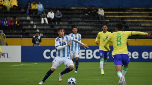 Sudamericano Sub-17: Argentina perdió en la última fecha ante Brasil