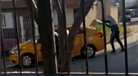 Un robo piraña a un taxista en barrio Müller