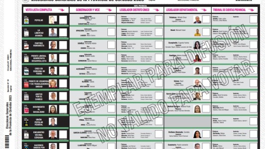 Así será la boleta para las elecciones del 25 de junio