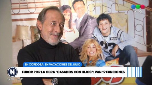 Mano a mano con "Pepe Argento": Francella anticipa su llegada a Córdoba con Casados con Hijos