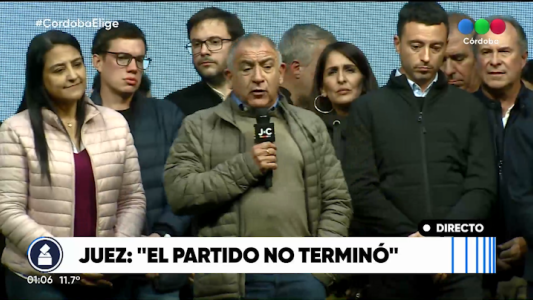 Luis Juez: El partido no terminó