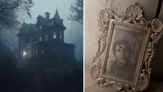 Video aterrador: recorría un palacio abandonado y una presencia paranormal lo obligó a huir