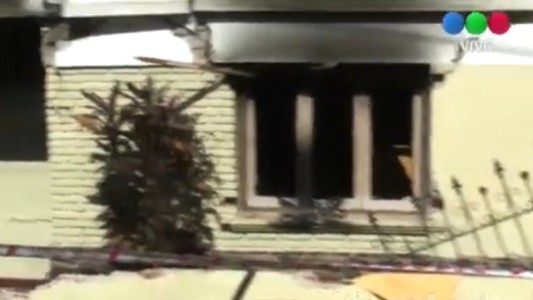Explosión en una vivienda de barrio Parque San Vicente
