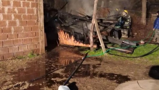 Santa Rosa de Calamuchita: Una menor sufrió importantes quemaduras en un incendio