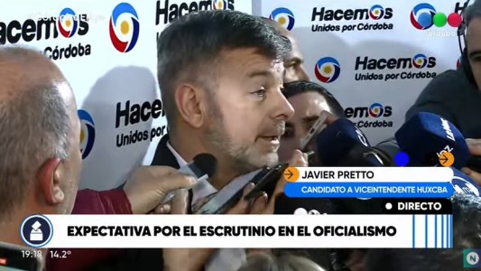 Javier Pretto: vamos a ser respetuosos y esperar los resultados finales