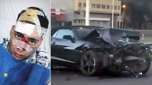 Detienen al trapero Kaleb Di Masi: chocó a una familia y dio positivo en consumo de marihuana